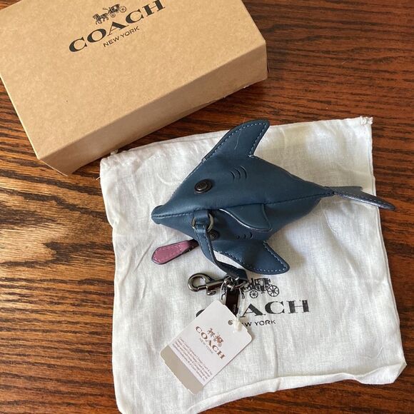 Coach Handbags - Coach rare shark small wallet new with tags original box and dust bag